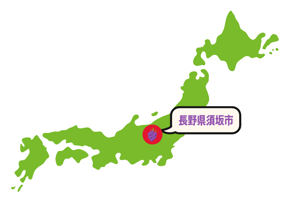 須坂市の地図